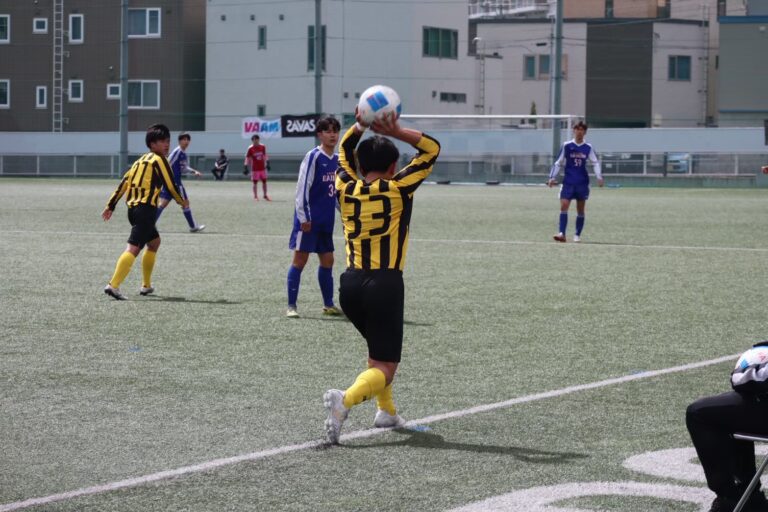 【試合結果】高円宮杯 JFA U-18サッカーリーグ2026北海道FAリーグ 第1節　TOP vs 札幌第一